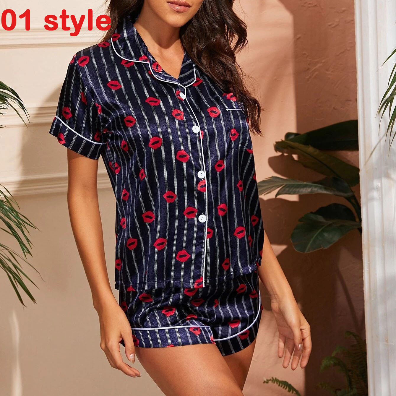 Ensemble short décontracté Loungewear