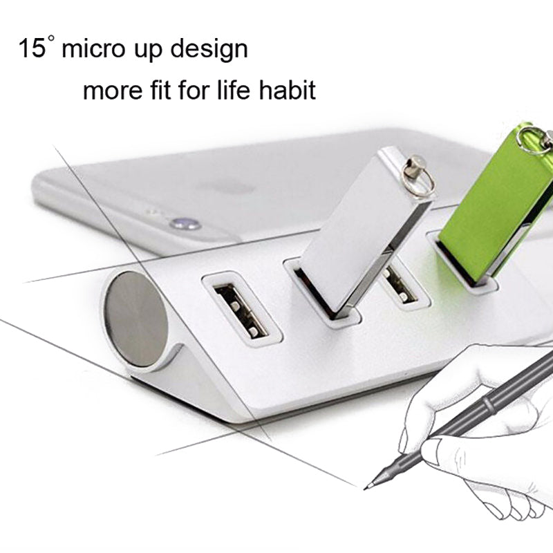 HUB USB 2.0 à quatre ports, compatible avec Apple