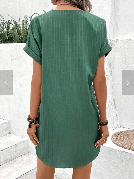 Robe de à col en V