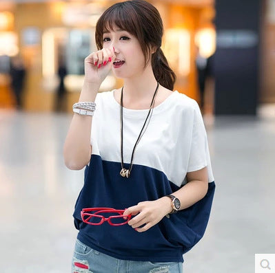 T-shirt femmes amples manches courtes