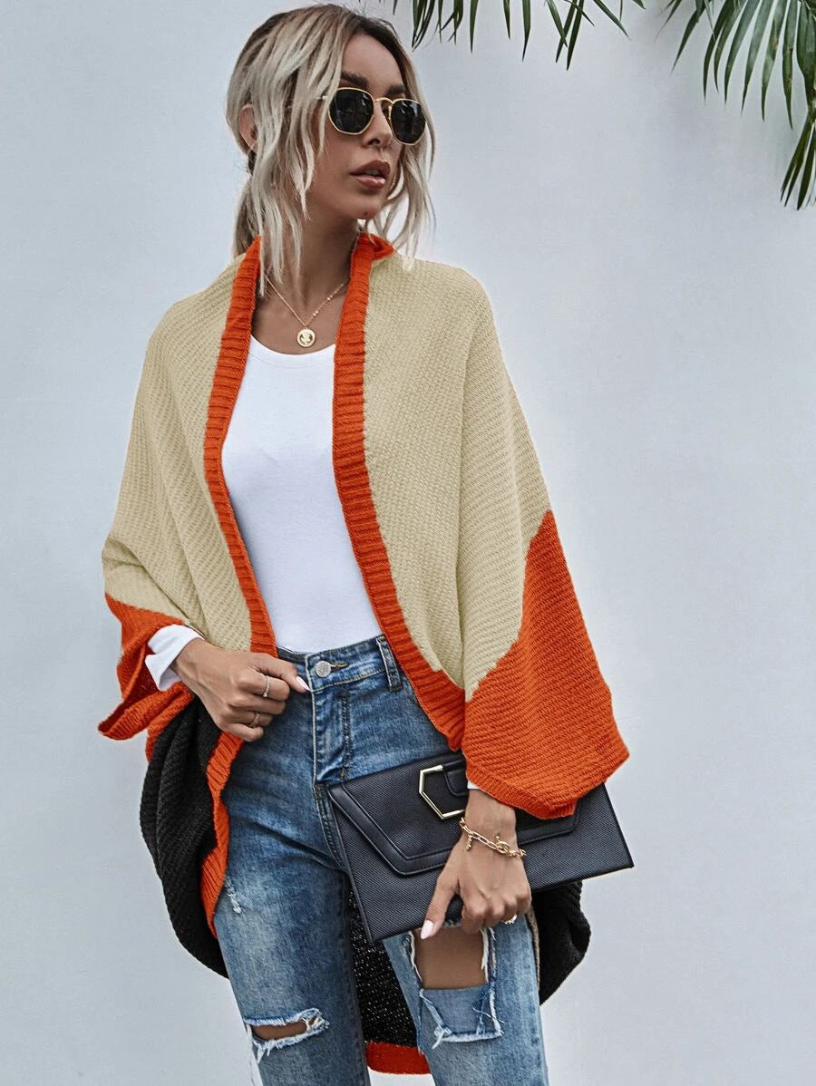 Cardigan tricoté coloré