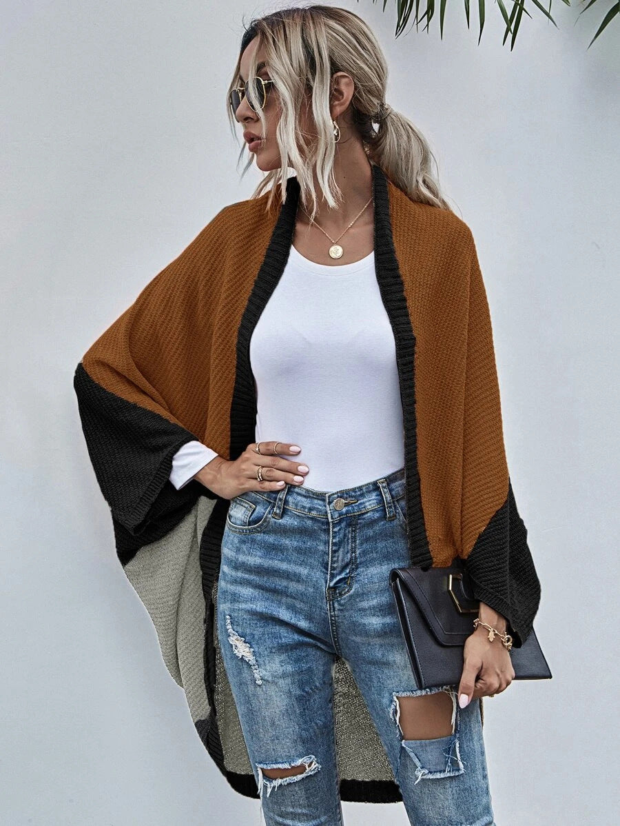 Cardigan tricoté coloré