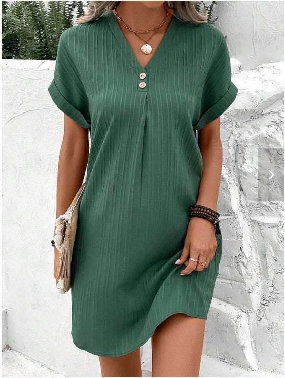 Robe de à col en V