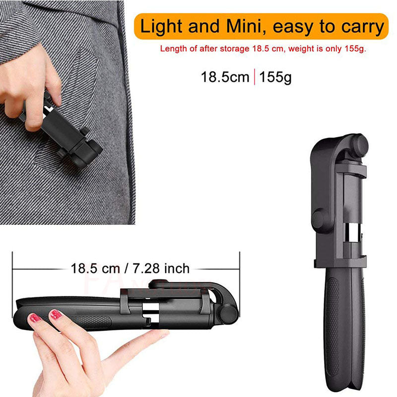 Trépied Selfie Stick Mobile Universel Bluetooth