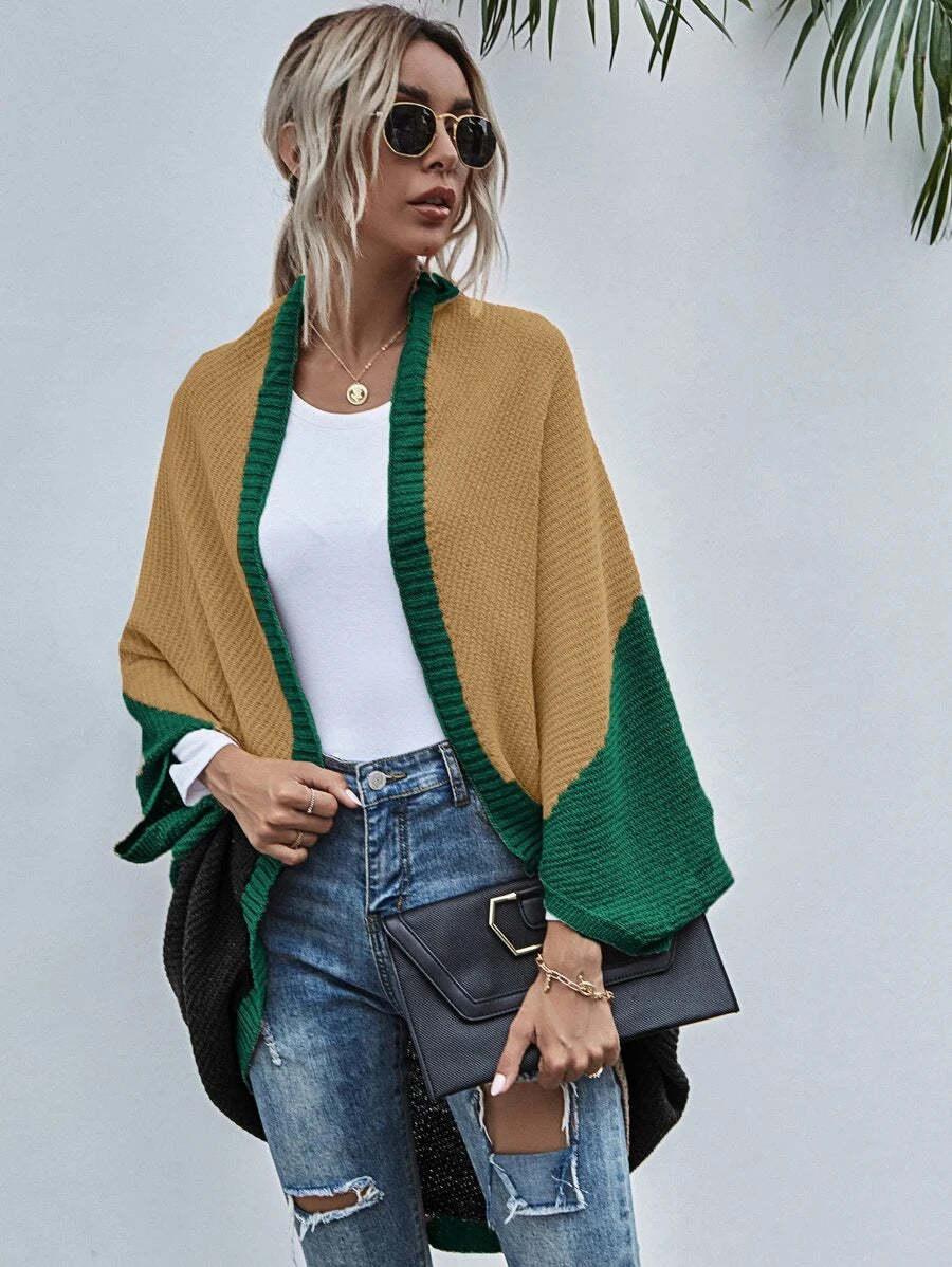 Cardigan tricoté coloré