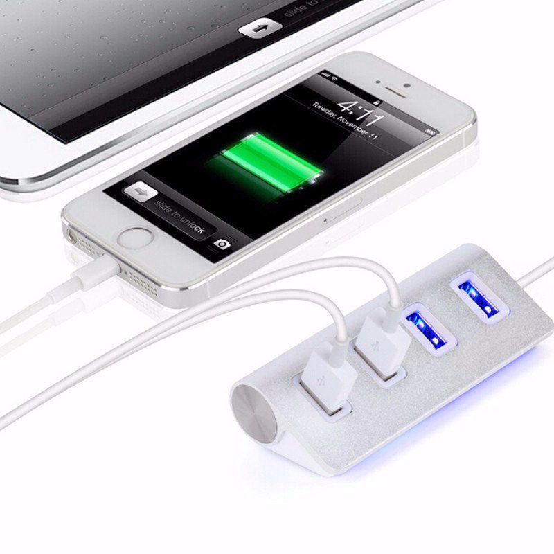 HUB USB 2.0 à quatre ports, compatible avec Apple