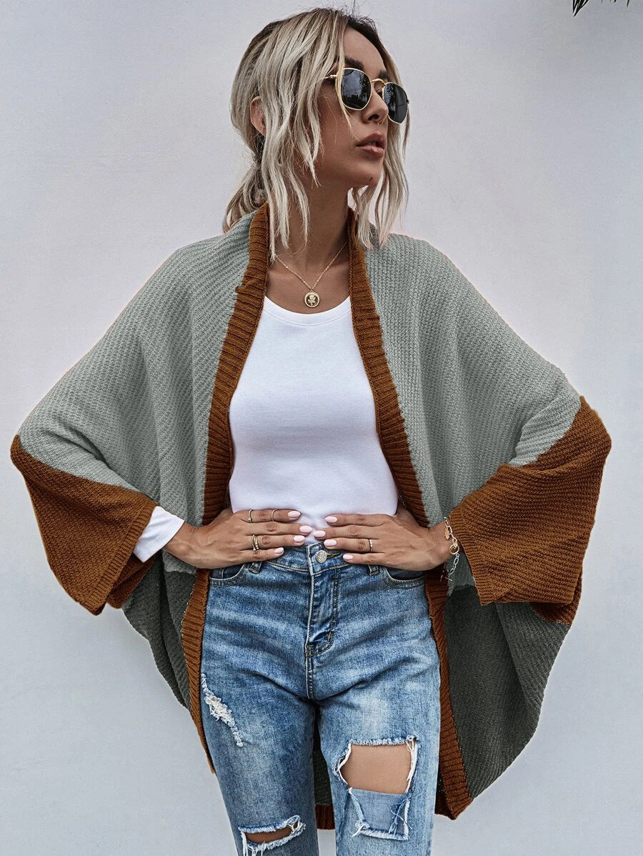 Cardigan tricoté coloré