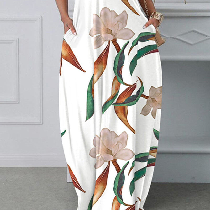 Robe à bretelles décontractée