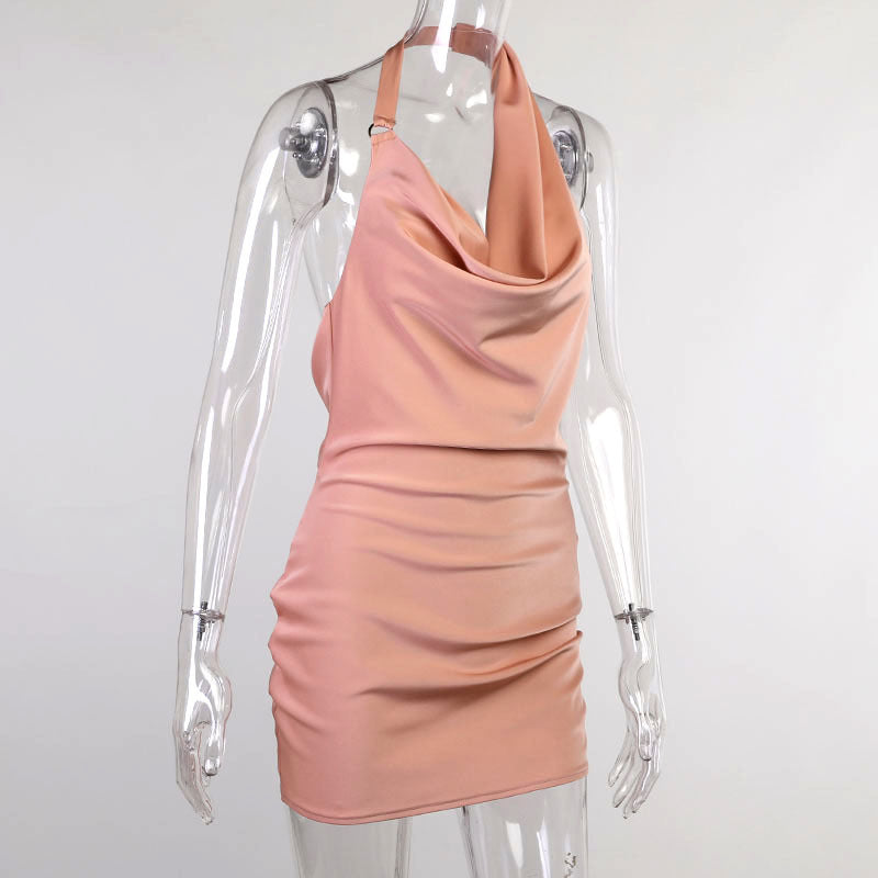 Robe de soirée en satin