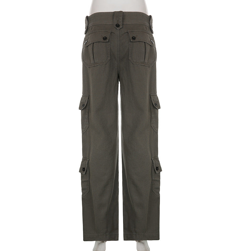 Pantalon cargo taille basse