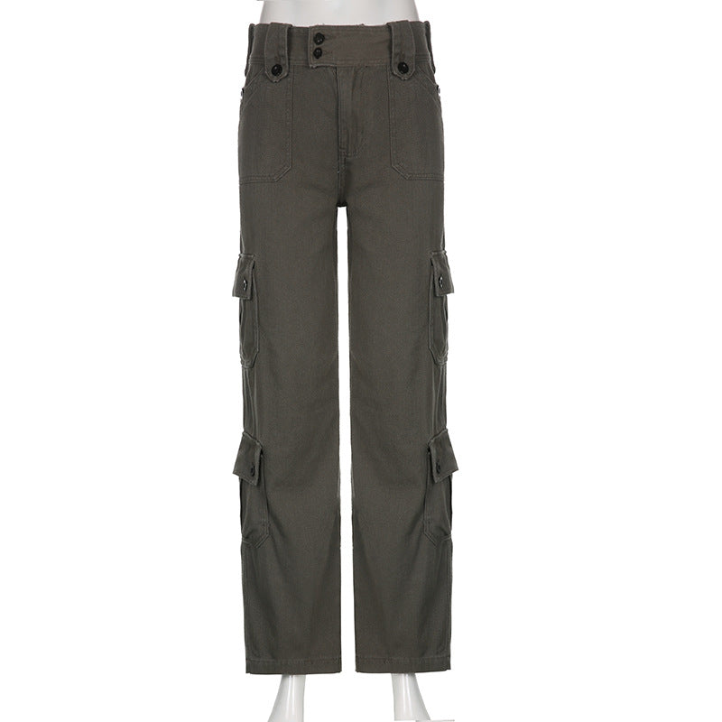 Pantalon cargo taille basse